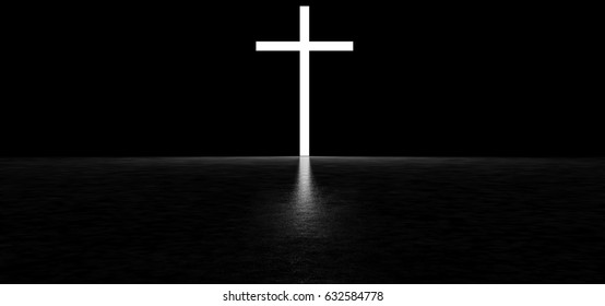 Holy Cross Light On Black Background Stock Photo 320863871 | Shutterstock