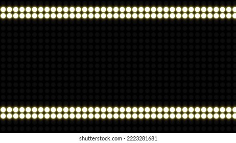 Glowing Dotted Circle Pattern Light Effect Background