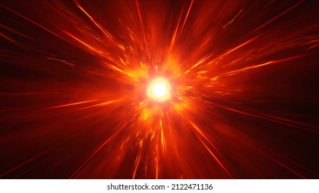 Glowing Fiery Star Light Burst Effect