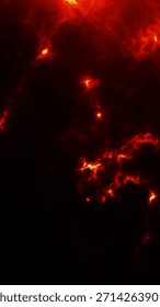 Glowing fire ashes and ember particles floating on dark background. Abstract fiery texture for cinematic compositions, fantasy scenes, dramatic visuals and vertical overlay design.