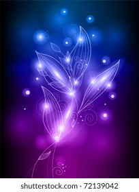 Glowing floral