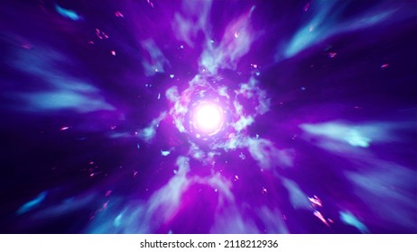 Glowing Neon Nabula Energy Burst Space Stock Illustration 2118212936 ...