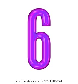 Neon Purple Number 6 Images, Stock Photos & Vectors | Shutterstock