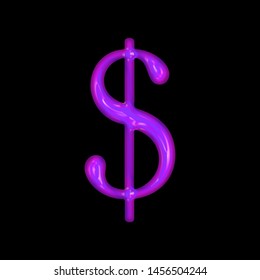 Neon Purple Dollar Sign Hd Stock Images Shutterstock