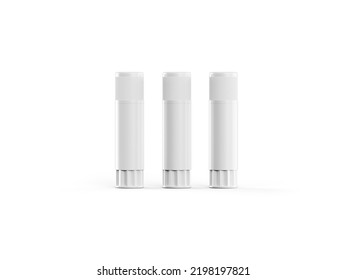 Glue Stick On White Background