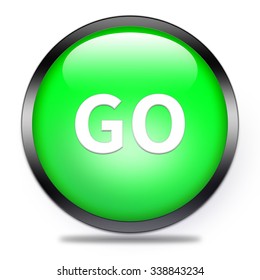 Go Icon Internet Button: Stockillustration 540420034 | Shutterstock