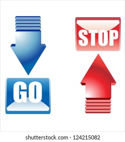 go stop buttons