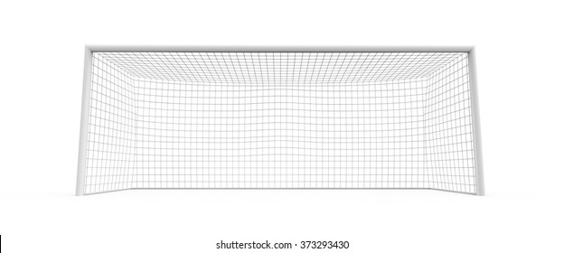 Goal Post White Background And Paths