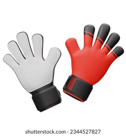 Goalkeeper Gloves Element Soccer 3D Icon - Powered by Shutterstock