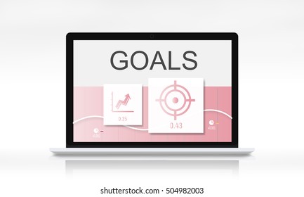 Goals Performance Report Business Plan Concept