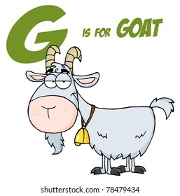 Goat Cartoon Character Letter G Stock Illustration 78479434 | Shutterstock