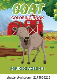 Goat Coloring Book For Kids