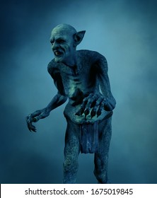 Goblin Fantasy Folklore Creatures,3d Rendering