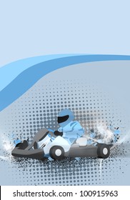 Gocart Background (poster, Web, Leaflet, Magazine)