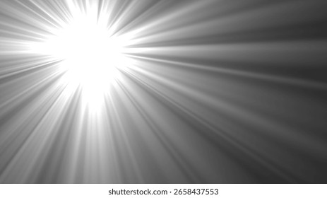 God Rays Background.A background featuring beautiful God rays (light shafts) radiating outwards.