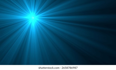 God Rays Background.A background featuring beautiful God rays (light shafts) radiating outwards.