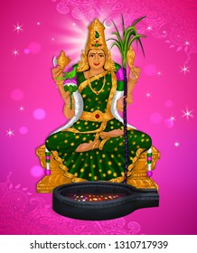 sri kanchi kamakshi amman images stock photos vectors shutterstock https www shutterstock com image illustration goddess kamakshee form parvati tripura sundari 1310717939