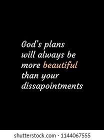 God's Plan Is Always Good