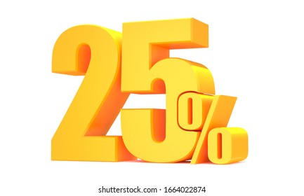 Gold 25 Percent off 3d Sign on White Background, Special Offer 25% Discount Tag, Sale Up to 25 Percent Off,big offer, Sale, Special Offer Label, Sticker, Tag, Banner, Advertising, offer Icon
