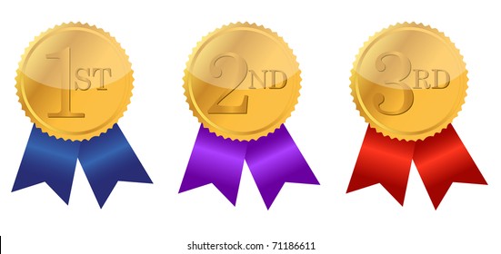 Second Place Ribbon Images Stock Photos Vectors Shutterstock