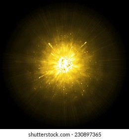 Gold Big Explosion 