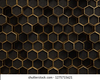 3d Wallpaper Black And Gold Image Num 3