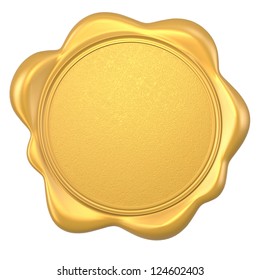 Gold Blank Wax Seal Available Input Any  Text