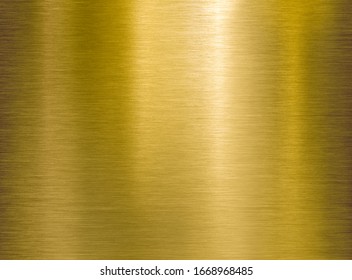 Gold Or Brass Brushed Metal Background Or Texture