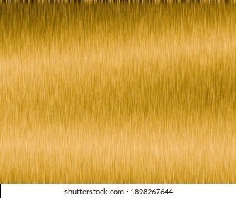 Gold Brushed Metal Texture Or Background