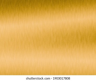 Gold Brushed Metal Texture Or Background
