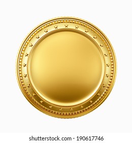 Blank Gold Coin Images, Stock Photos & Vectors | Shutterstock