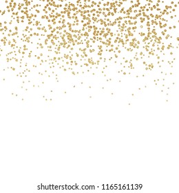 Gold Dust Falling Down Behing White Stock Illustration 1165161124 ...