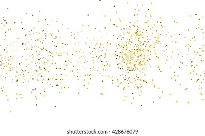 Gold Dust On White Like Gold Stock Illustration 428676079 | Shutterstock