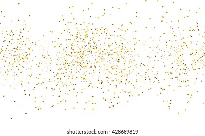 Gold Dust On White Like Gold Stock Illustration 428689819 | Shutterstock