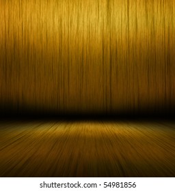 Gold Empty Room Stock Illustration 56053135 | Shutterstock