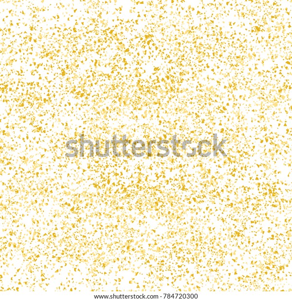 Gold Glitter On White Background Stock Illustration 784720300