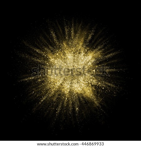 Download Gold Glitter Powder Explosion Golden Color Stock Illustration 446869933 - Shutterstock