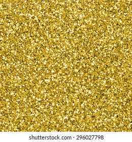 Gold Glitter Texture. Golden Seamless Glittery Background
