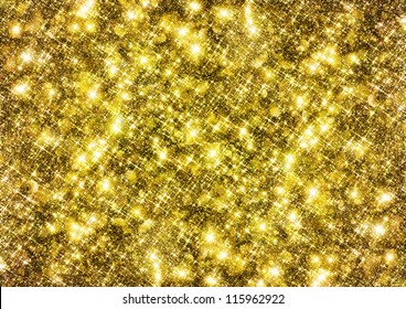 Gold glittering background.