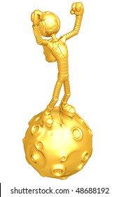 Gold Guy Astronaut