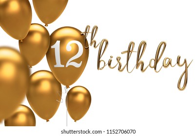 Happy 12 Birthday Images Stock Photos Vectors Shutterstock