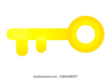key Gold white 