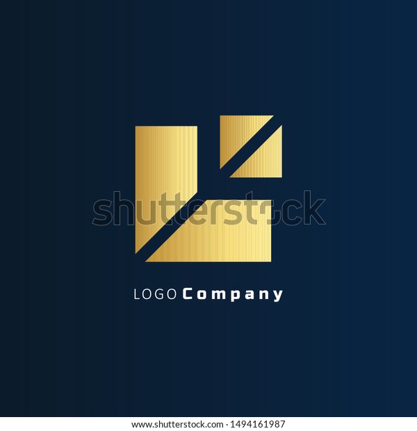 GOLD LOGO\
design illustrator Divided by the\
middle