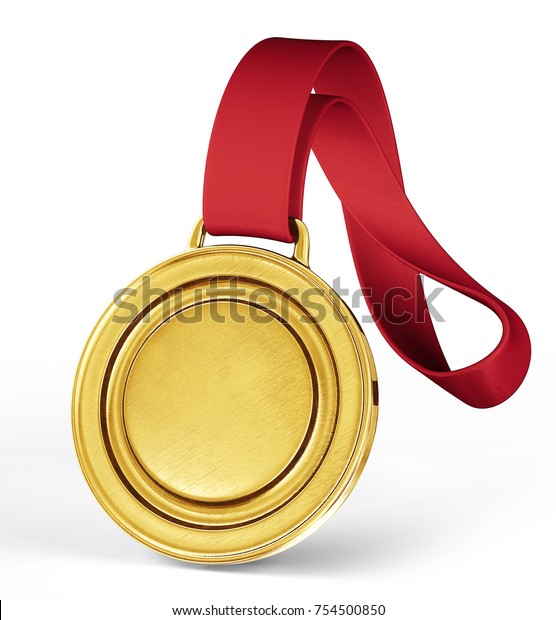 グレイの背景に金メダル 3dイラスト のイラスト素材