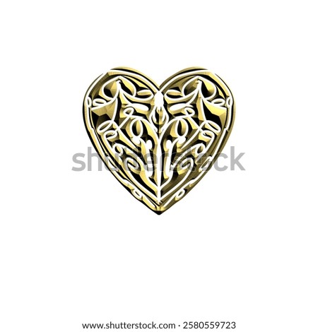 Similar – Image, Stock Photo Heart carved into metal