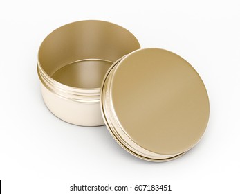 gold tin box