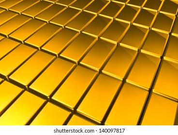 Gold Metal Texture Background.