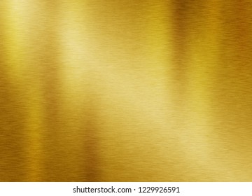 Gold Metal Texture Background Yellow Steel Stock Illustration ...