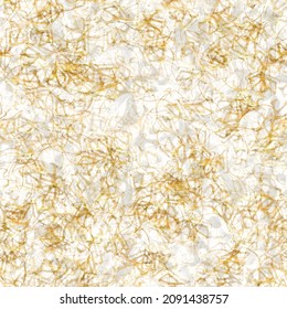 Gold Metallic Handmade Rice Paper Texture. Seamless Washi Sheet Background With Golden Metal Flakes. For Modern Wedding Texture, Elegant Stationery And Minimal Japanese Style Design Blur Elements