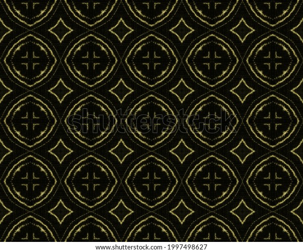 Gold Old Texture. Black Seamless Batik. Boho\
Ancient Print. Gold Old Scratch. Green Flower Pattern. Lisbon Batik\
Pattern. Ink Craft Embroidery. Black Yellow Gold Carpet. Cotton\
Scribble Batik